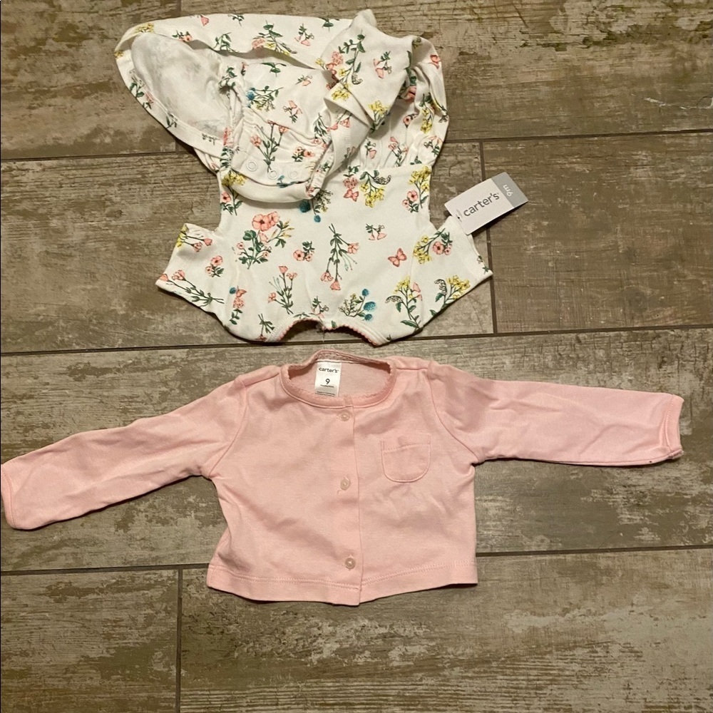 NWT Carter’s floral 2-piece set - Picture 7 of 12